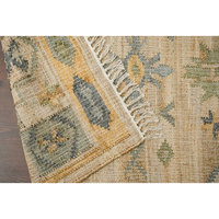 Meistverkaufter Hochwertiger Moderner Handgewebter Jute-Teppich Mittellanger Flor Rechteckige Form Waschbar Langlebig Wendbar für Wohnzimmer