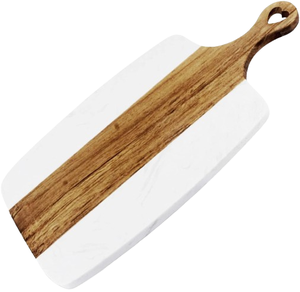 Tabla de cortar de mármol de madera rectangular, diseño ecológico, accesorios de utensilios de cocina de alto estándar, tabla de servir para el hogar - Product Image 4
