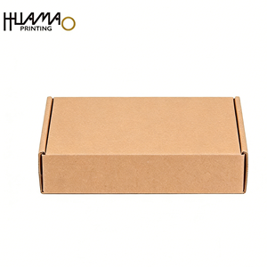 Custom Kraft Corrugated Mailer <b>Box</b> for T-shirt, Shirt, Blouse, <b>Foldable</b> Apparel Shipping Packaging <b>Box</b> with Logo Shipping <b>Box</b> - Product Image 2