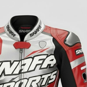 Chaqueta de Motociclista de Cuero Genuino para Hombre, Diseño Nuevo y Moderno, con Logotipo Personalizado, Precio al por Mayor, Alta Calidad - Product Image 5