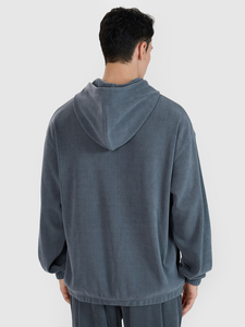 Sudaderas con capucha de invierno para hombre personalizadas más populares 100% algodón nuevo estilo con tamaño y cuello con capucha de Color superior - Product Image 3