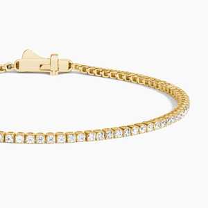 Pulsera de Diamantes Cultivados en Laboratorio, 1.40 Quilates, Oro Blanco de 10K, Certificado IGI, Joyería Fina Clásica para Mujer, Regalo - Product Image 6