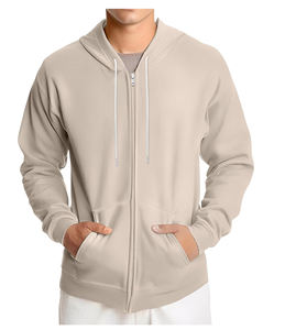 Sweat-shirt et sweat à capuche pour homme, 100% polyester, motif uni, tissu tricoté, col à capuche avec logo personnalisé et couleur unie - Product Image 4