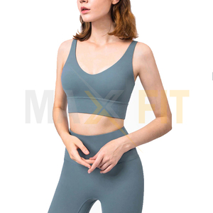 Soutien-gorge de sport de Yoga croisé solide pour femmes, résistant aux chocs, séchage rapide, gilet de Fitness, soutien-gorge d'entraînement pour femmes, nouvelle collection - Product Image 2