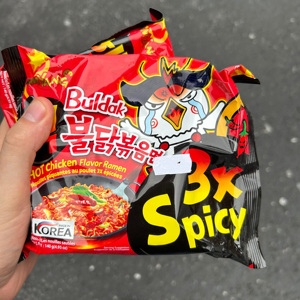 บะหมี่กึ่งสำเร็จรูป บุลดัก รสไก่เผ็ด 3 เท่า  คุณภาพสูง ผลิตในเยอรมนี ไขมัน 0% - Product Image 4