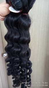 Extensions de cheveux humains vierges Remy vietnamiennes et cambodgiennes, double trame, vague lâche / vague super profonde, pour créer des tresses plus longues et plus épaisses - Product Image 3