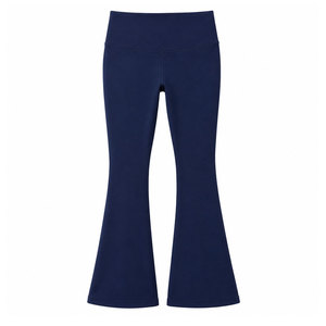 Latest Style <b>High</b> Quality Breathable Knitted Elastic <b>Waist</b> Women <b>Flared</b> <b>Leggings</b> for Online Sale Wholesale Reasonable Price - Product Image 1