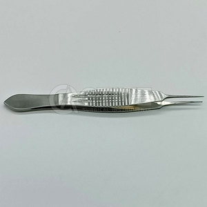 Fórceps quirúrgicos oftálmicos con puntas finas para precisión Fórceps oftálmicos reutilizables para hospitales y clínicas - Product Image 2