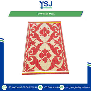 Exclusive Sale of Excellent Quality 100% Recycled Plastic Polypropylene PP Plastic Woven Floor <b>Mat</b> From Thailand - Product Image 4