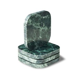 Sous-verres en marbre fabriqués à la main attrayants avec un aspect lisse et poli pour un style de table basse moderne - Product Image 6