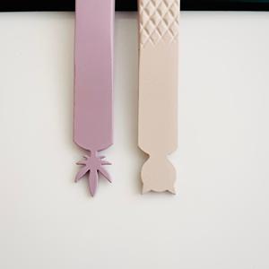 Pinzas de pestañas de Punta plateada Color púrpura y melocotón Pinzas de extensión de pestañas probadas a mano Logotipo personalizado Acero inoxidable - Product Image 6