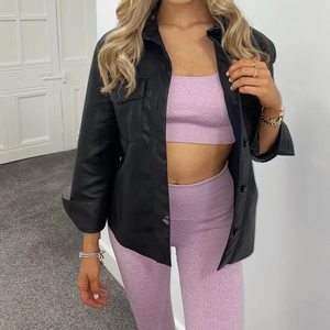 Logo personnalisé vêtements d'entraînement pantalons de yoga ensembles de leggings soutien-gorge de sport femmes sans couture respirant Yoga Fitness ensembles pour adultes - Product Image 4