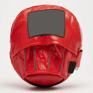 Mitaines de frappe d'entraînement incurvées de qualité supérieure, couleur blanc et noir, en PVC, pour la boxe, le MMA et le Muay Thai - Product Image 2