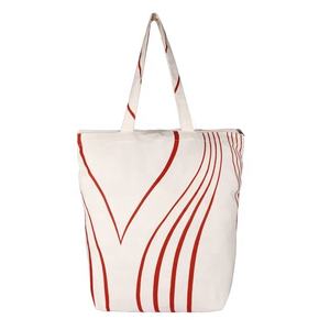 Nouveauté Sac fourre-tout en toile de coton réutilisable et écologique avec longue poignée Tailles 10oz et 20oz pour le rangement et les courses - Product Image 4