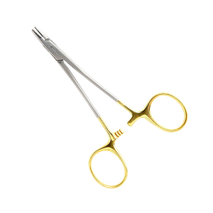Whole Sale Derf Eye Needle Holder 12cm Stainless Steel Reusable Surgical Forceps <b>Tungsten</b> <b>Carbide</b> Inserts Hot Selling Surgery - Product Image 1