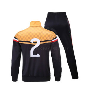 Survêtement de sport pour homme à manches longues surdimensionné 2025, taille plus, hiver, 100% coton, respirant, écologique - Product Image 2