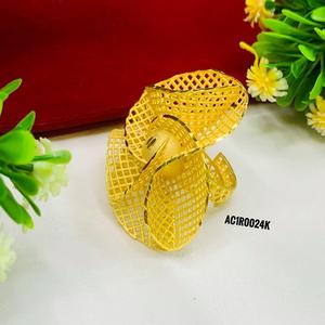 Bagues plaqué or pour femmes Bijoux pour femmes Nouveau créateur Bagues plaquées or en ligne Design en ligne - Product Image 3