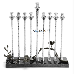 Nouvelle décoration fantaisie miroir en métal poli porte-bougies un différent avec 6 supports même taille bougeoir au prix le plus bas - Product Image 1