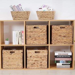 Viet Fargimex Sustainable Supplier Panier à linge minimaliste en jacinthe d'eau Clean Design Eco Laundry Storage Bin - Product Image 5