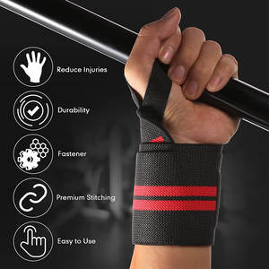 สายรัดข้อมือลดราคาพิเศษ สำหรับยกน้ำหนัก ออกกำลังกาย ฟิตเนส ป้องกันมือ - Product Image 3