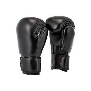 Venta al por mayor PU Guantes de Boxeo Cuero Personalizado Lucha Deportes Boxeo Guantes de Entrenamiento OEM Tamaño logo Perforación Deportes Guantes de Boxeo - Product Image 1