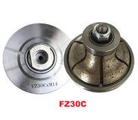 Roda Profil Tepi Berlian Sintered Segmented Bentuk FZ untuk Pembentuk Tepi Batu Granit Marmer M14 5/8-11