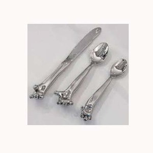 Cutlery Set Stainless Steel Flat Bold Animal Hand End Handle Western Style and Different Design <b>Flatware</b> - Product Image 1