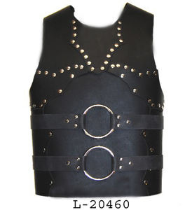 Fournisseur de veste d'armure en cuir médiévale décorative Veste d'armure en cuir à collectionner Cadeaux d'affaires décoratifs - Product Image 6