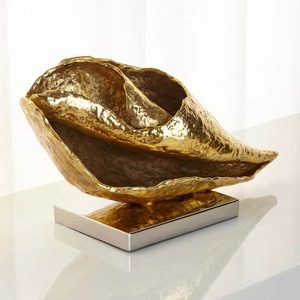 Sculpture en aluminium décorative pour le bureau à domicile apportant une touche contemporaine aux espaces de travail professionnels - Product Image 1