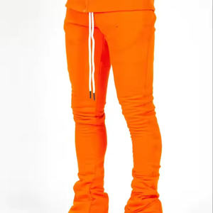 กางเกงวอร์มผ้าคอตตอนสำหรับผู้ชายกางเกงวอร์มผ้าคอตตอนทรงสกินนี่พิมพ์โลโก้สำหรับใส่วิ่ง - Product Image 3