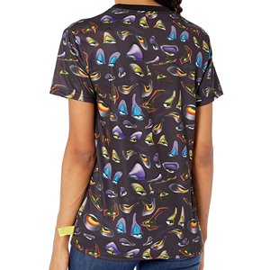 เสื้อยืดลำลองสำหรับผู้หญิงคอกลมเข้ารูปพิมพ์ลายระเหิดระบายอากาศ - Product Image 6