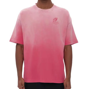 Camiseta de estilo moderno con efecto desgastado, algodón premium, ropa urbana de moda, hecha en Pakistán con alta calidad. - Product Image 1