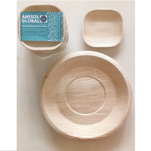 Ensemble d'assiettes jetables de qualité supérieure durables et écologiques pour les événements de restauration et les fêtes à usage quotidien - Product Image 1