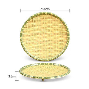 Nouveau Style pas cher prix bambou vannage panier cuisine panier de rangement Portable 27cm - Product Image 3