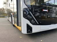 Bus électrique haute capacité modèle E350 série OLGERD avec système de stockage d'énergie et design confortable pour les passagers