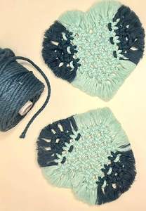 Sous-verre en macramé le plus vendu avec tresse circulaire et douceur élégante conçu pour un usage domestique intemporel ou un style d'événement - Product Image 3