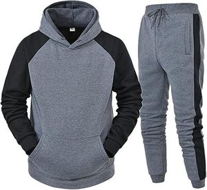 Conjunto Deportivo de 2 Piezas para Hombre, Sudadera con Capucha y Pantalones Deportivos, Conjunto de Chándal Informal de Manga Larga - Product Image 4