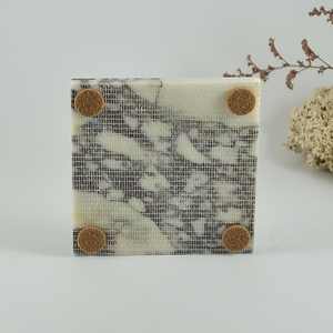 Calacatta Viola Marble Coaster Set Pierre Naturelle Fait Main - Product Image 2