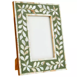 Handmade Glossy Shiny Mother of <b>Pearl</b> <b>Photo</b> <b>Frame</b> For Wall Hanging Living Room Decor From India By Address Crafts At Best Price - Product Image 4