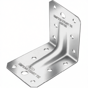 SIMPSON STRONG TIE ABR105 Angle Bracket 105 X 105 X 90 mm 5/11 Holes 50 Pack Size <b>Hooks</b> & <b>Rails</b> ETA 06/0106 - Product Image 3