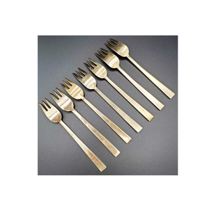 ชุดช้อนส้อมช้อนส้อมทองเหลืองดีไซน์หรูสำหรับร้านอาหารโรงแรมสินค้าคุณภาพดีสินค้ามาใหม่ - Product Image 1