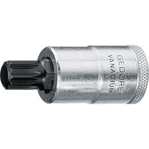 GEDORE INX 19 1/2 ? Clé à douille interne à cannelures M10, longueur 100 mm, outils d'atelier - Product Image 1