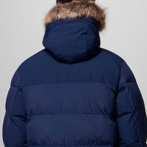 เสื้อโค้ทดาวน์สำหรับผู้ชายเสื้อโค้ทดาวน์แขนยาวปกติสำหรับผู้ใหญ่กำหนดโลโก้ปักได้เอง - Product Image 5