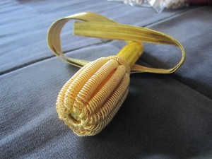 Nuevos oficiales oro y granate y espada blanca nudo Shipman espada nudo oro alambre espada nudo en venta ronpex - Product Image 4