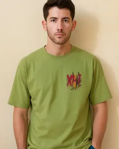 เสื้อยืดคอกลมผ้าแคนวาสผสมป่านและฝ้าย คุณภาพสูง ทรงปกติ สวมใส่สบาย แห้งเร็ว เป็นมิตรกับสิ่งแวดล้อม - Product Image 1