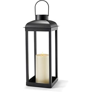 Portavelas de diseño de lujo de vidrio rojo con recubrimiento en polvo de Color marrón, linterna de metal vintage decorativa para el hogar con decoración del hogar - Product Image 6