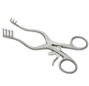 Retractor de auto retención West 3:4 dientes 9,5 cm y 14cm instrumentos ortopédicos veterinarios Kit de sutura - Product Image 1