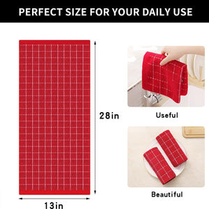 Fournisseurs d'usine directs sur mesure de haute qualité broderie personnalisée hôtel usage domestique torchons de cuisine 100% serviette en coton - Product Image 5