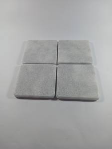 Sous-verres en marbre noir flammé, imperméables, grand format, 6 pièces, pour usage intérieur en appartement - Product Image 4