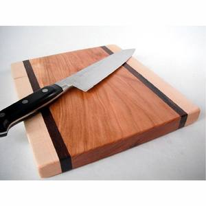 Planche à découper en bois artisanale de qualité supérieure, écologique, épaisse, pour la cuisine, légumes, viande, fromage - Product Image 1